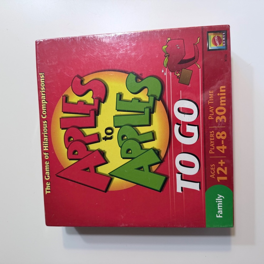 Mattel Apples to Apples To‎ Go Card Game Portable Family Party Edition N1386 New